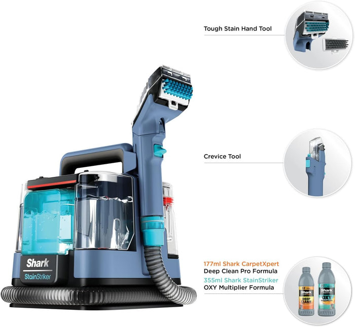 Shark PX200UK StainStriker Stain & Spot Cleaner - Nordic Blue