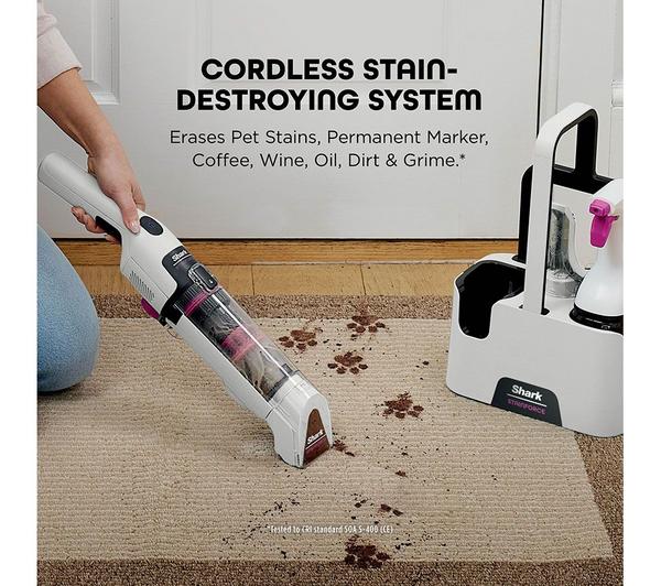 Shark StainForce Cordless Stain-Destroying Spot Cleaner – Grey/Orange – view 3