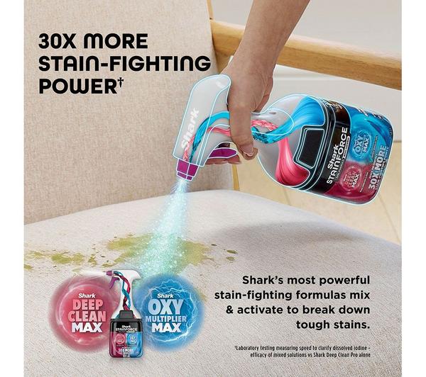 Shark StainForce Cordless Stain-Destroying Spot Cleaner – Grey/Orange – view 4