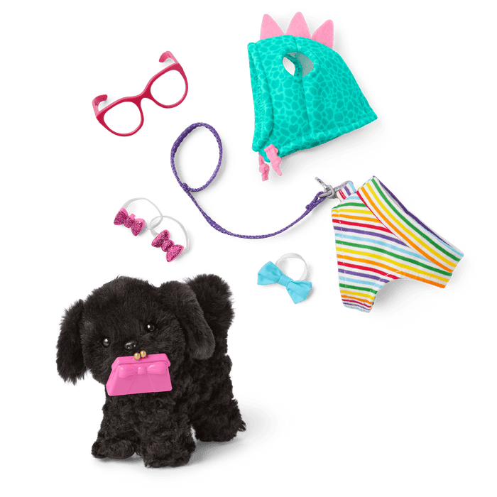 Shi-Poo Sweetie Dog for 18-inch Dolls & Fancy Pet Fashion Accessories