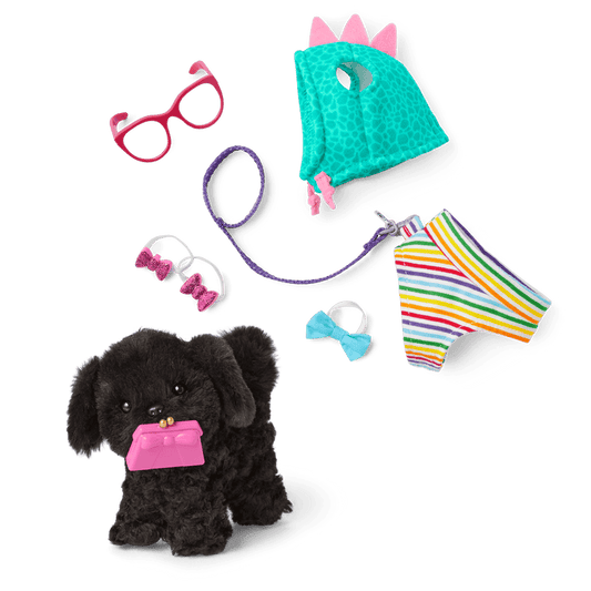 Shi-Poo Sweetie Dog for 18-inch Dolls & Fancy Pet Fashion Accessories