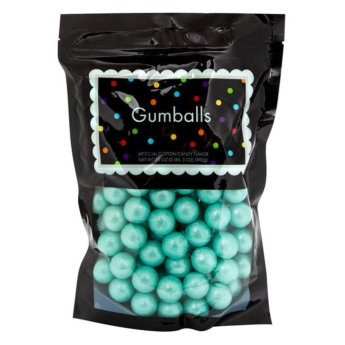 Shimmer Robin's Egg Blue Cotton Candy Gumballs - 6 Count