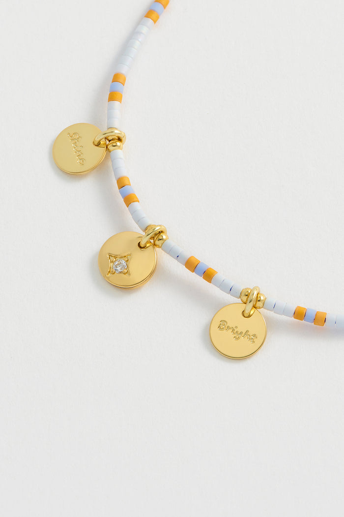 Shine Bright Beaded Charm Bracelet