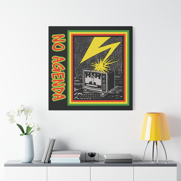 SHOCK TELEVISION - XL canvas cover art