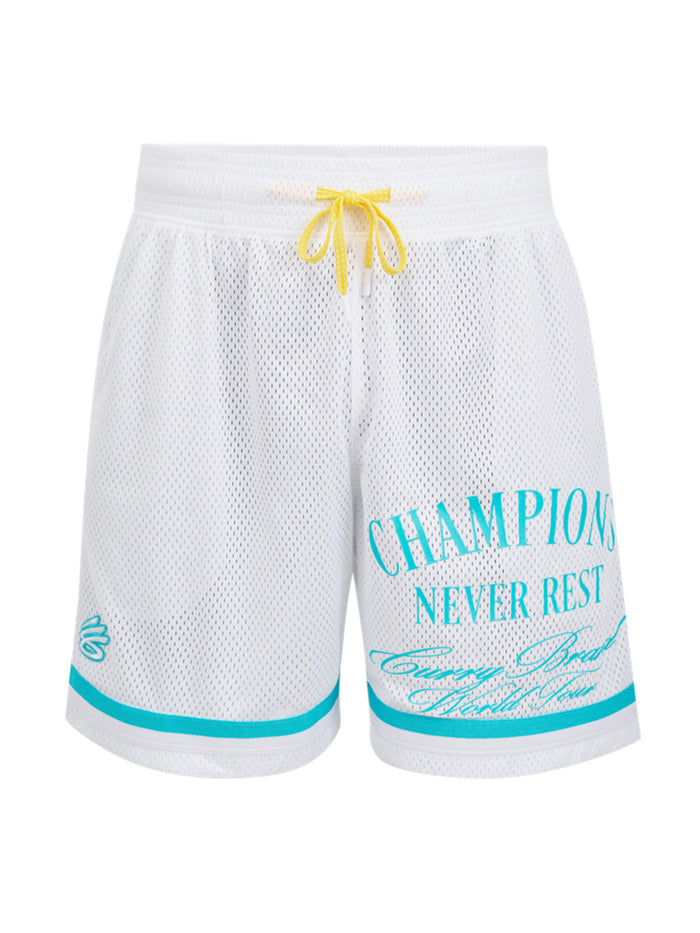 Short Curry Trail Mesh 2 Hombre Blanco