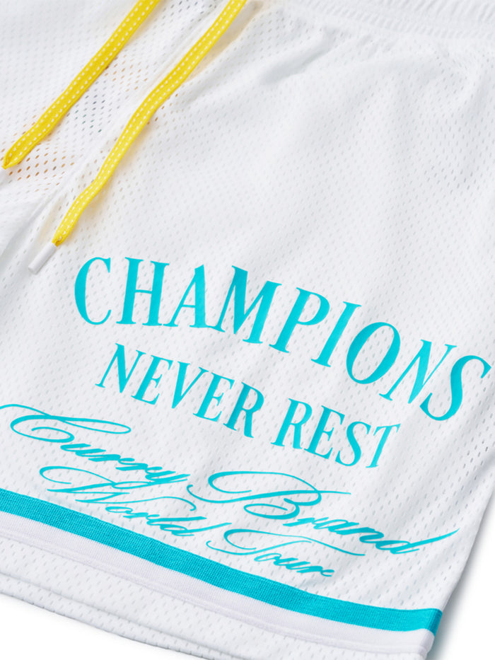 Short Curry Trail Mesh 2 Hombre Blanco