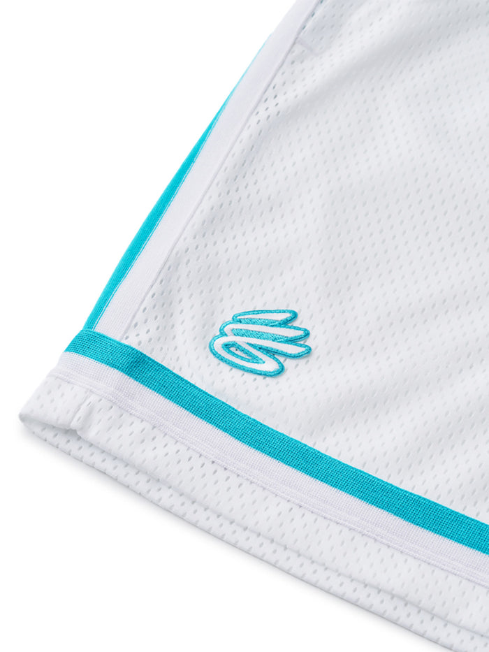 Short Curry Trail Mesh 2 Hombre Blanco
