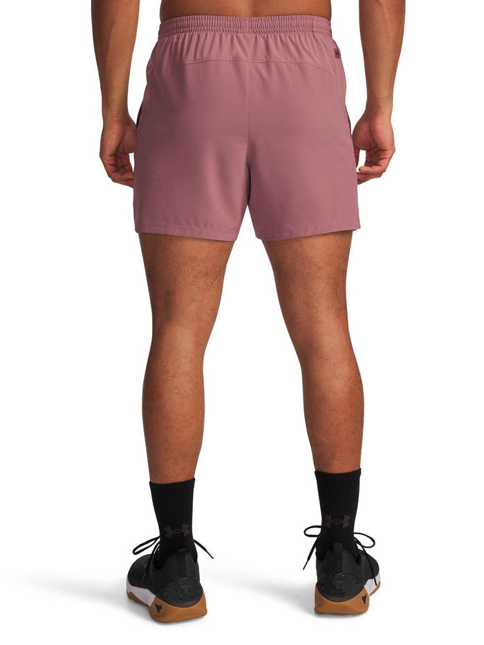 Short de entrenamiento para hombre Project Rock Ultimate rojo Under Armour