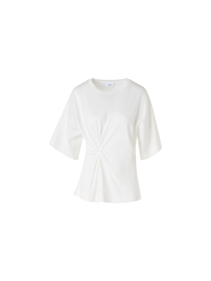 Designer Short-Sleeve Punto Dot T-Shirt - white