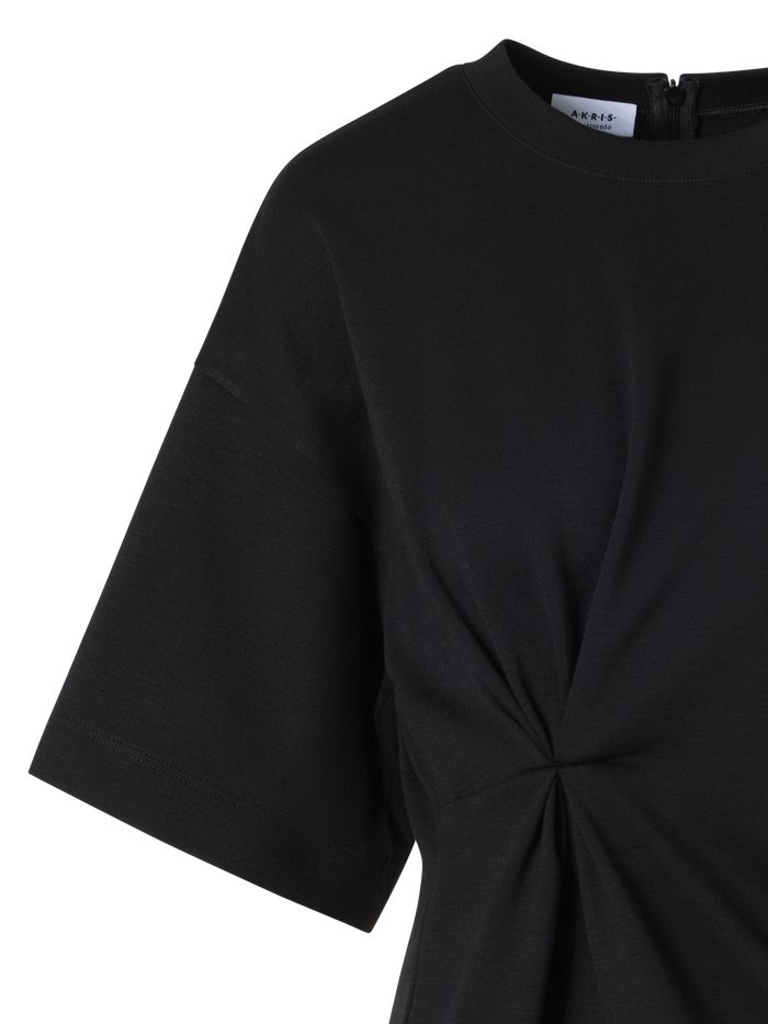 Designer Short-Sleeve Punto Dot T-Shirt - black