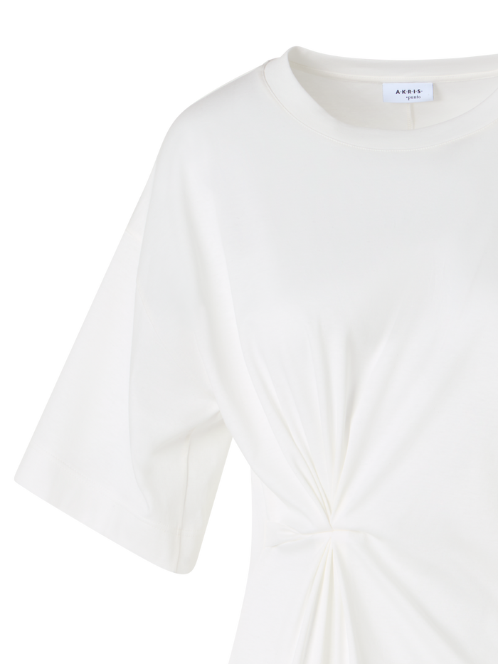 Designer Short-Sleeve Punto Dot T-Shirt - white