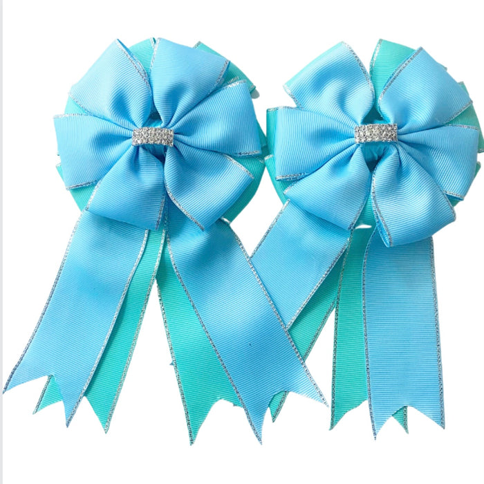 🤩 Show Bows: Baby Blue on Tiffany