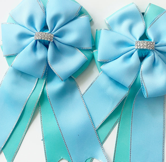 🤩 Show Bows: Baby Blue on Tiffany