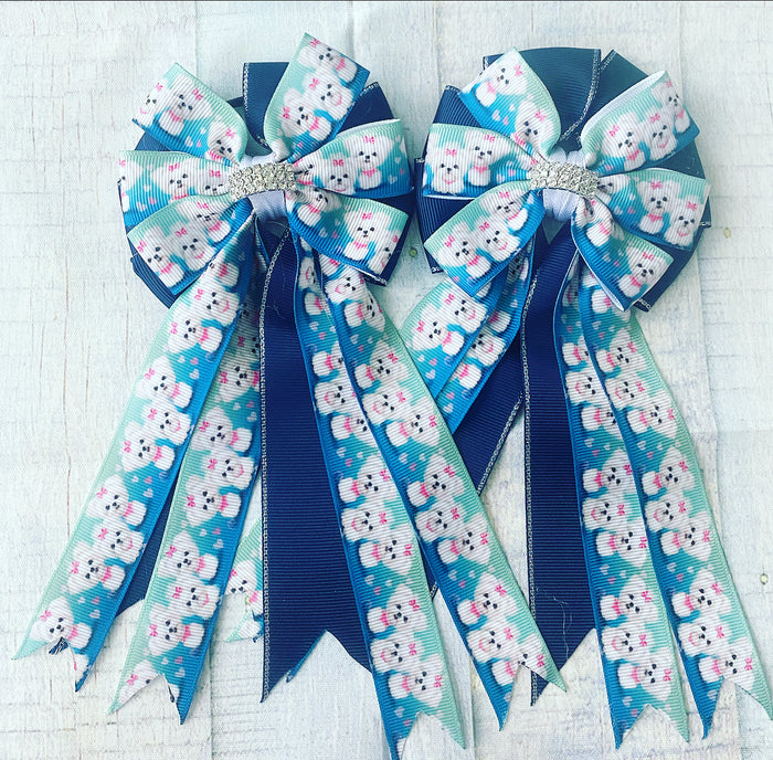 🤩 Show Bows: Maltese Puppies 🤍 CLEARANCE