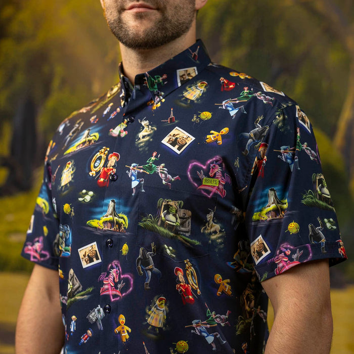 RSVLTS Shrek Short Sleeve Shirt Shrek "Happily Ogre After" –  KUNUFLEX Short Sleeve Shirt