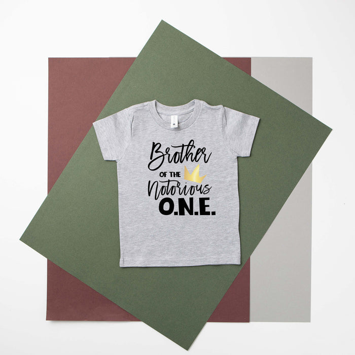 Sibling of the Notorious One 1st Birthday Toddler-Youth Shirts