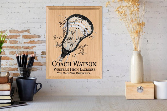 Custom Lacrosse Coach's Gift