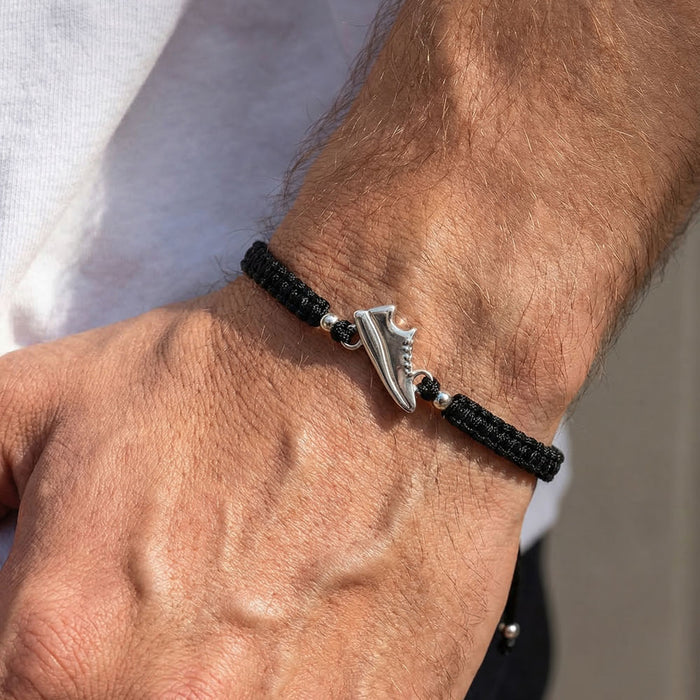Silver Runner Braided Bracelet