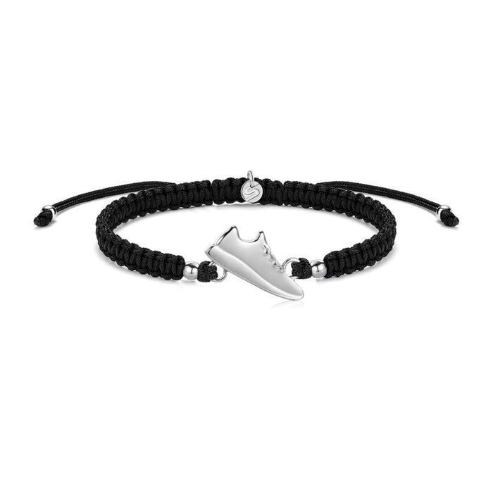 Silver Runner Braided Bracelet