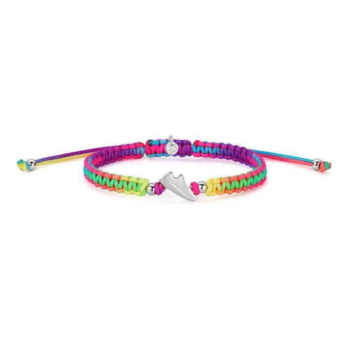 Silver Runner CHROMATIC Braided Bracelet