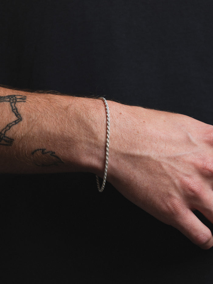 Wolf Circus Simon Bracelet in Sterling Silver-Bracelets-wolfcircus.com