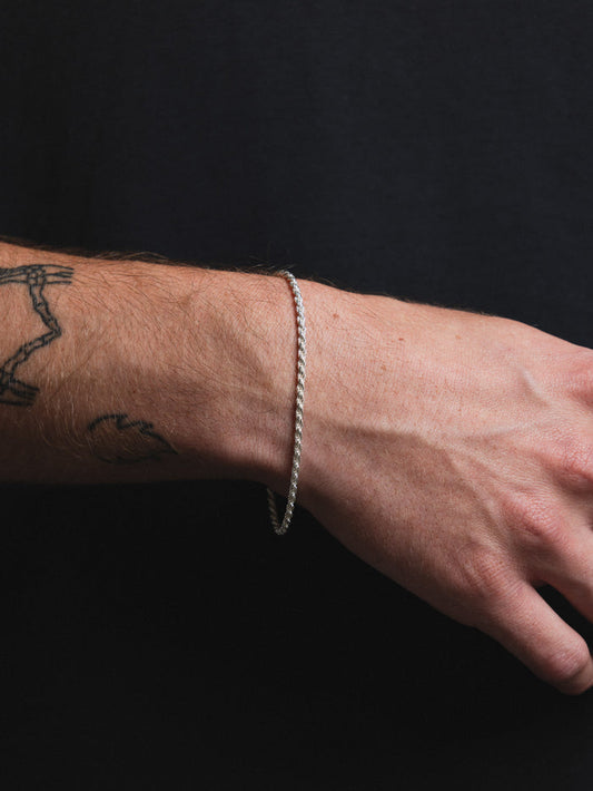 Wolf Circus Simon Bracelet in Sterling Silver-Bracelets-wolfcircus.com