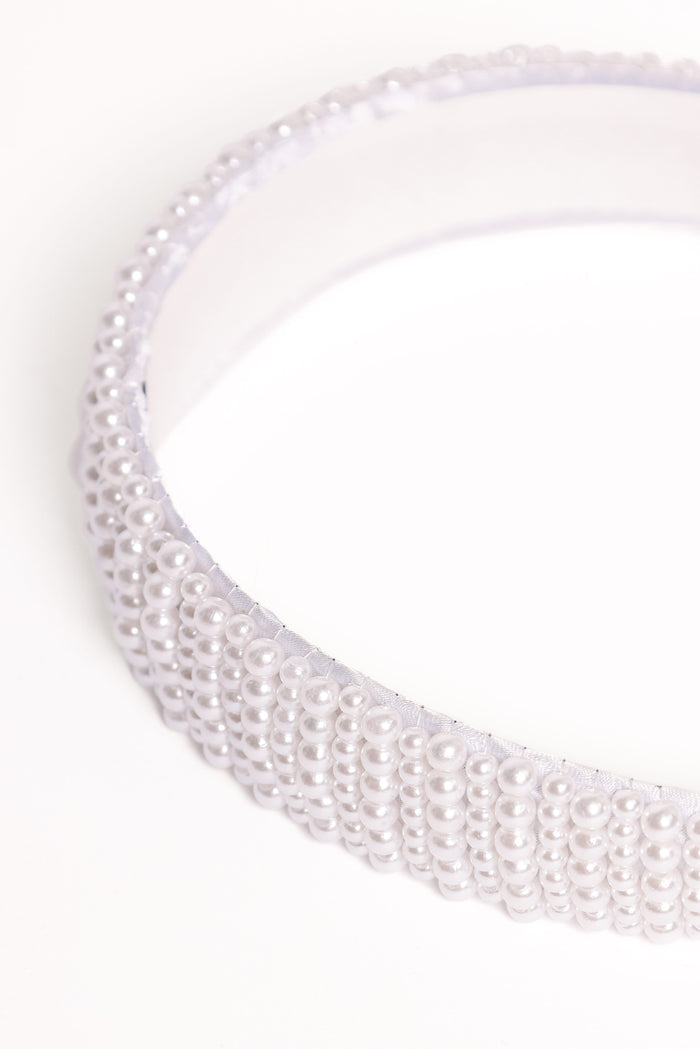 Petal and Pup USA ACCESSORIES Simona Headband - Pearl One Size