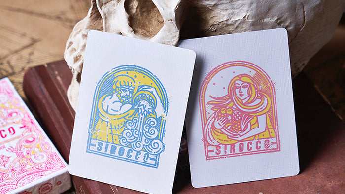 Sirocco Weathered with Numbered Seal Playing Cards Playing Cards by Riffle Shuffle Playing Card Company