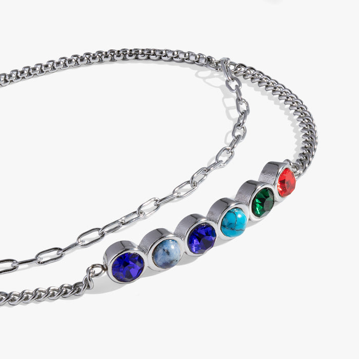 Sister Hidden Message Acrostic Bolo Bracelet