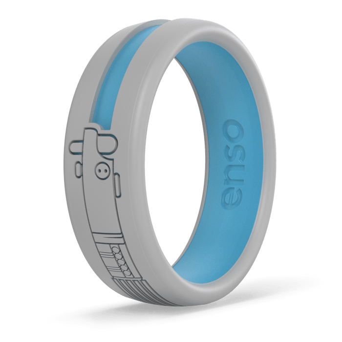 Star Wars™ Silicone Ring - Skywalker™ Blue Lightsaber™