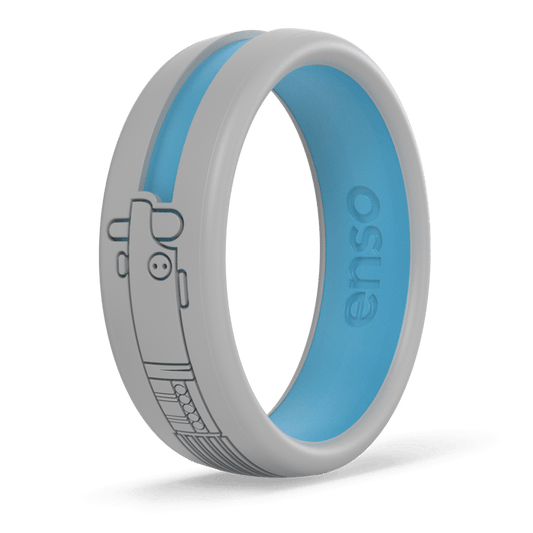 Star Wars™ Silicone Ring - Skywalker™ Blue Lightsaber™
