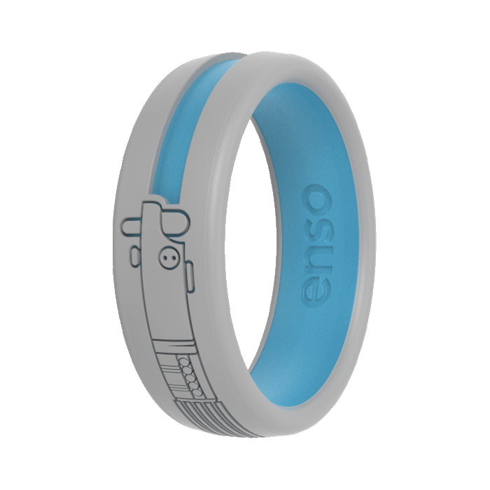 Star Wars™ Silicone Ring - Skywalker™ Blue Lightsaber™