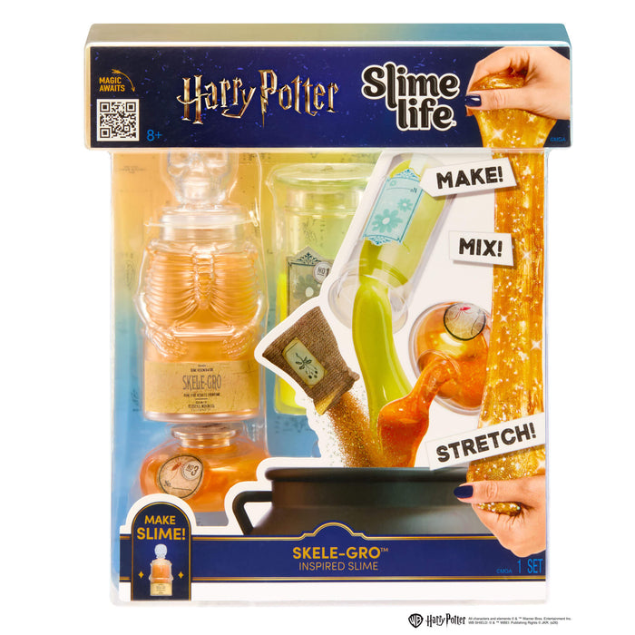 Harry Potter slime life product packaging with slime-making components.