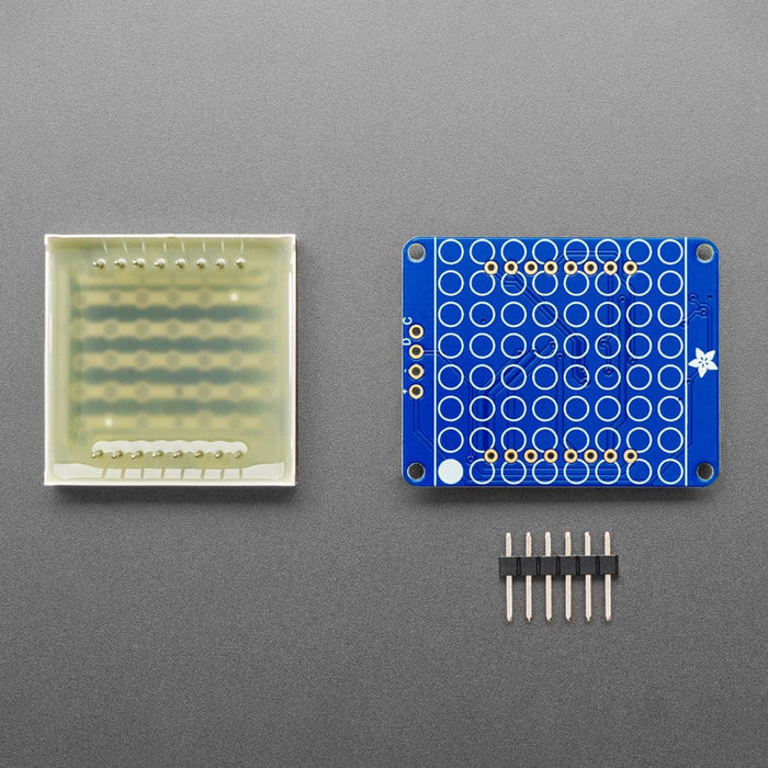 Small 1.2" 8 x 8 Ultra Bright White LED Matrix + Backpack by Adafruit - The Pi Hut