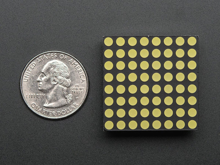 Small 1.2" 8x8 Ultra Bright White LED Matrix (KWM-30881CWB) [Discontinued] by Lucky Light Electronics - The Pi Hut