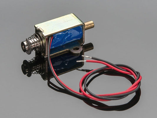Small  Push-Pull Solenoid - 12VDC by The Pi Hut - The Pi Hut