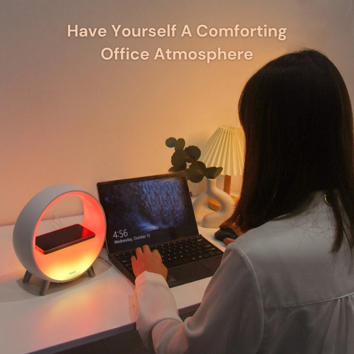 Smart Alarm Clock with Wireless Charger, smart table alarm clock