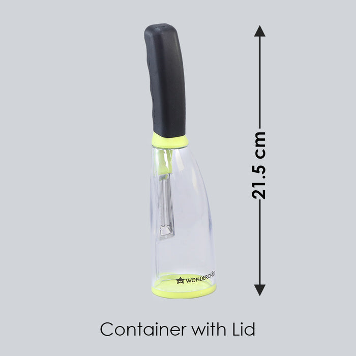 Smart Multifunctional Vegetable/Fruit Peeler for Kitchen with Containers, Stainless Steel Blade, Sharp