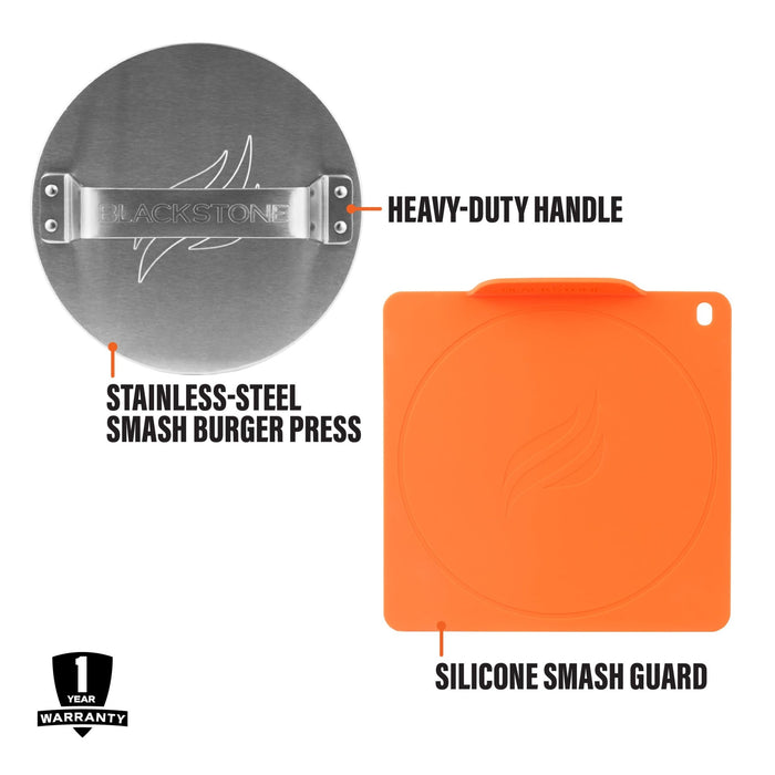 Smash Burger Press with Smash Guard - Must - Have Griddle Accessories | Blackstone Products