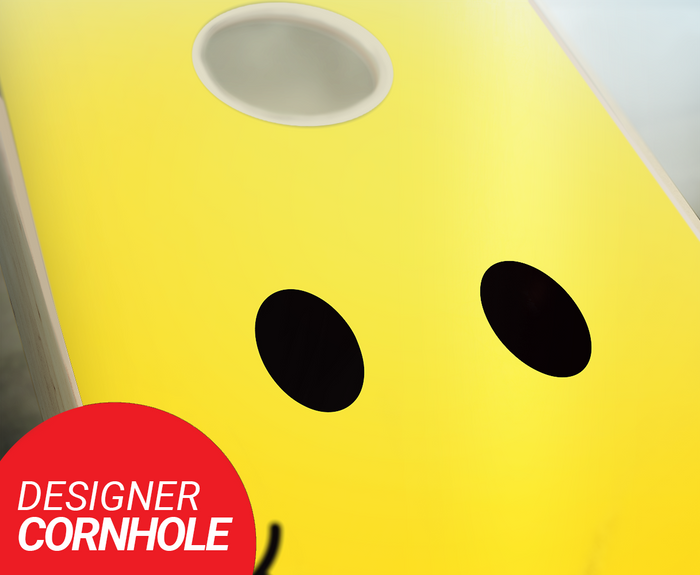 Smiley Cornhole Game Board Set