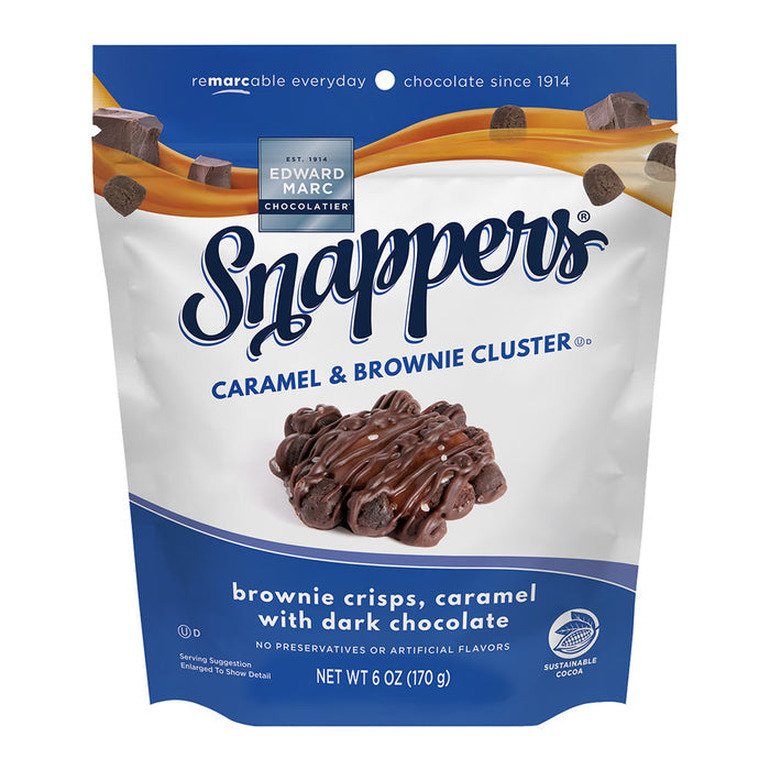 Snappers Brownie and Caramel Clusters Candy Bags - 10 Count