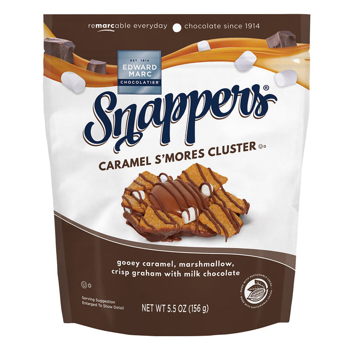 Snappers Caramel S'mores Cluster Candy Bags - 10 Count