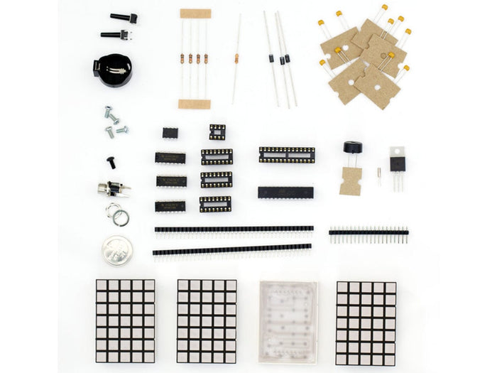 Solder: Time Desk Clock [Discontinued] by Spikenzie Labs - The Pi Hut