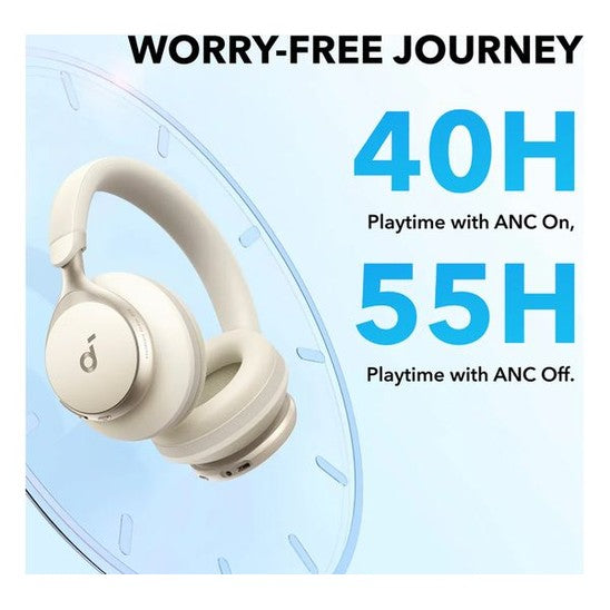 Soundcore Space One Pro Wireless ANC Headphones - White – view 4