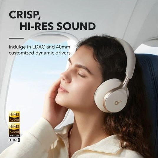 Soundcore Space One Pro Wireless ANC Headphones - White – view 6