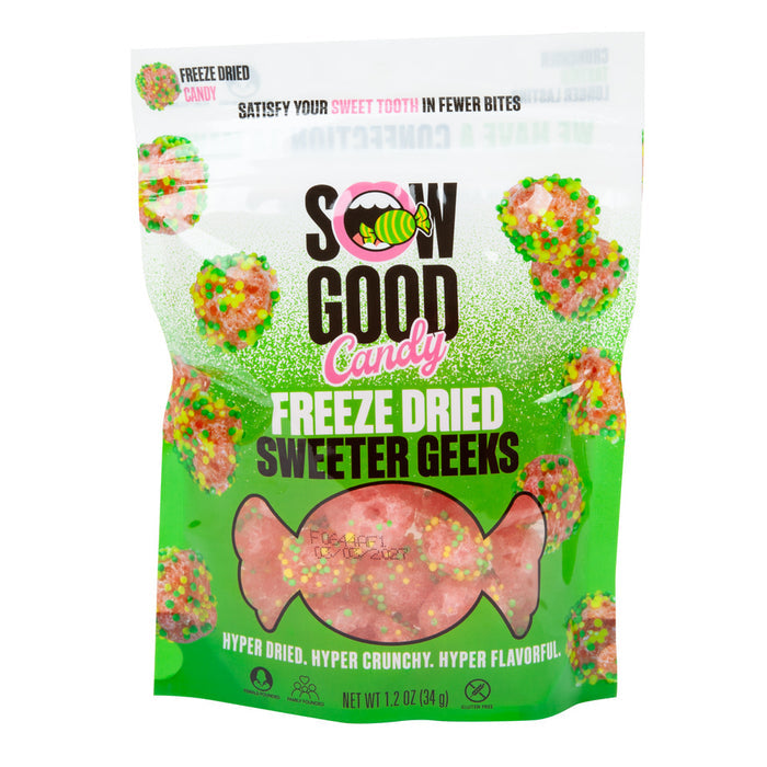 Sow Good Freeze Dried Sweeter Geeks Candy - 24 Count