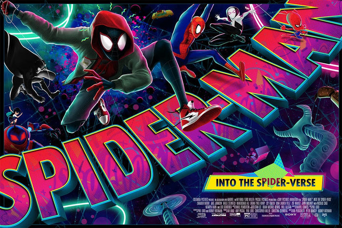 Spider-Man: Into The Spider-Verse Screenprinted Poster