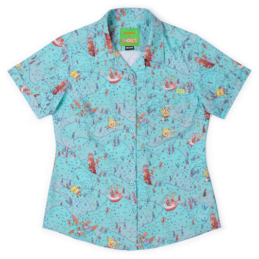 RSVLTS XS Nickelodeon Women's Short Sleeve Shirt Spongebob "Meep Meep Meep" – Women's KUNUFLEX Short Sleeve Shirt Spongebob "Meep Meep Meep" – Women's KUNUFLEX Short Sleeve Shirt