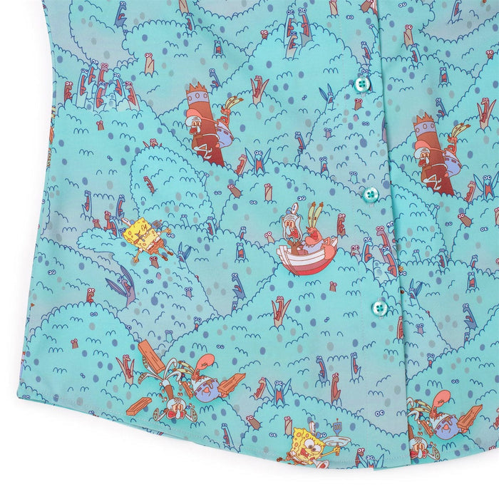 RSVLTS Nickelodeon Women's Short Sleeve Shirt Spongebob "Meep Meep Meep" – Women's KUNUFLEX Short Sleeve Shirt Spongebob "Meep Meep Meep" – Women's KUNUFLEX Short Sleeve Shirt