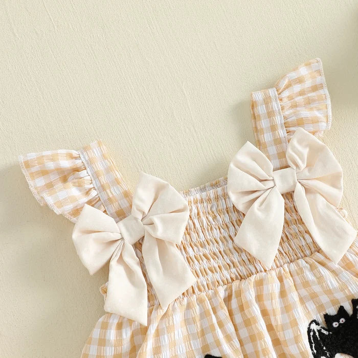 SPOOKY Checkered Bowtie Outfit